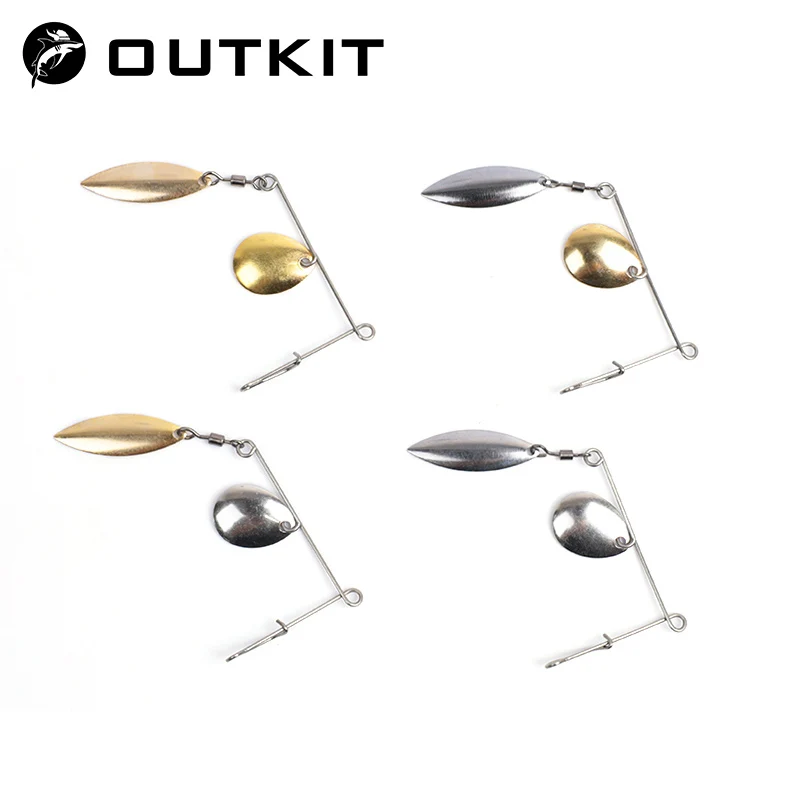 Fishing Lure Buzzbait - OUTKIT 5pcs 2.5g Spinner Vissen Lokken