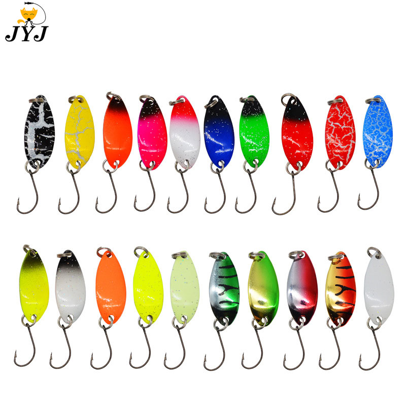 Fishing Lure Spoon - 20 kleuren 3g metalen vissen lokken