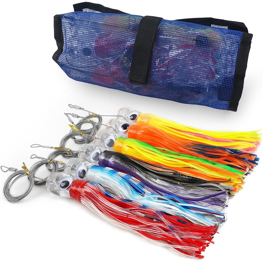 Fishing Lure Buzzbait - 6 Stuks Zoutwater Tolling Lokt Inktvis