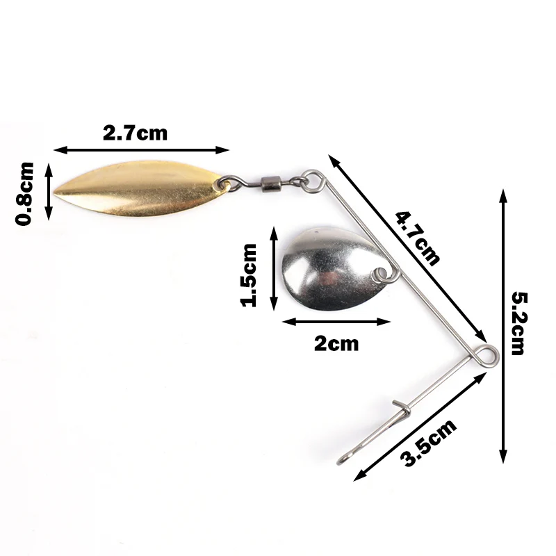OUTKIT 5pcs 2.5g Spinner Visse - Fishing Lure Buzzbait recensie en prijs
