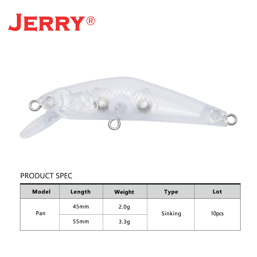 Jerry Pan Micro Minnow Gebied  - Fishing Lure Jerkbait recensie en prijs