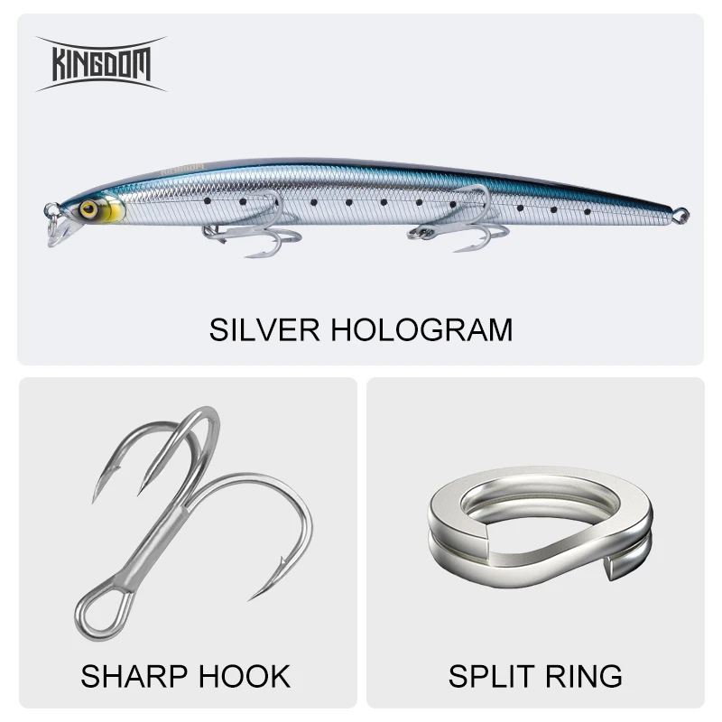 Koninkrijk Lange Casting Visse - Fishing Lure Jerkbait recensie en prijs