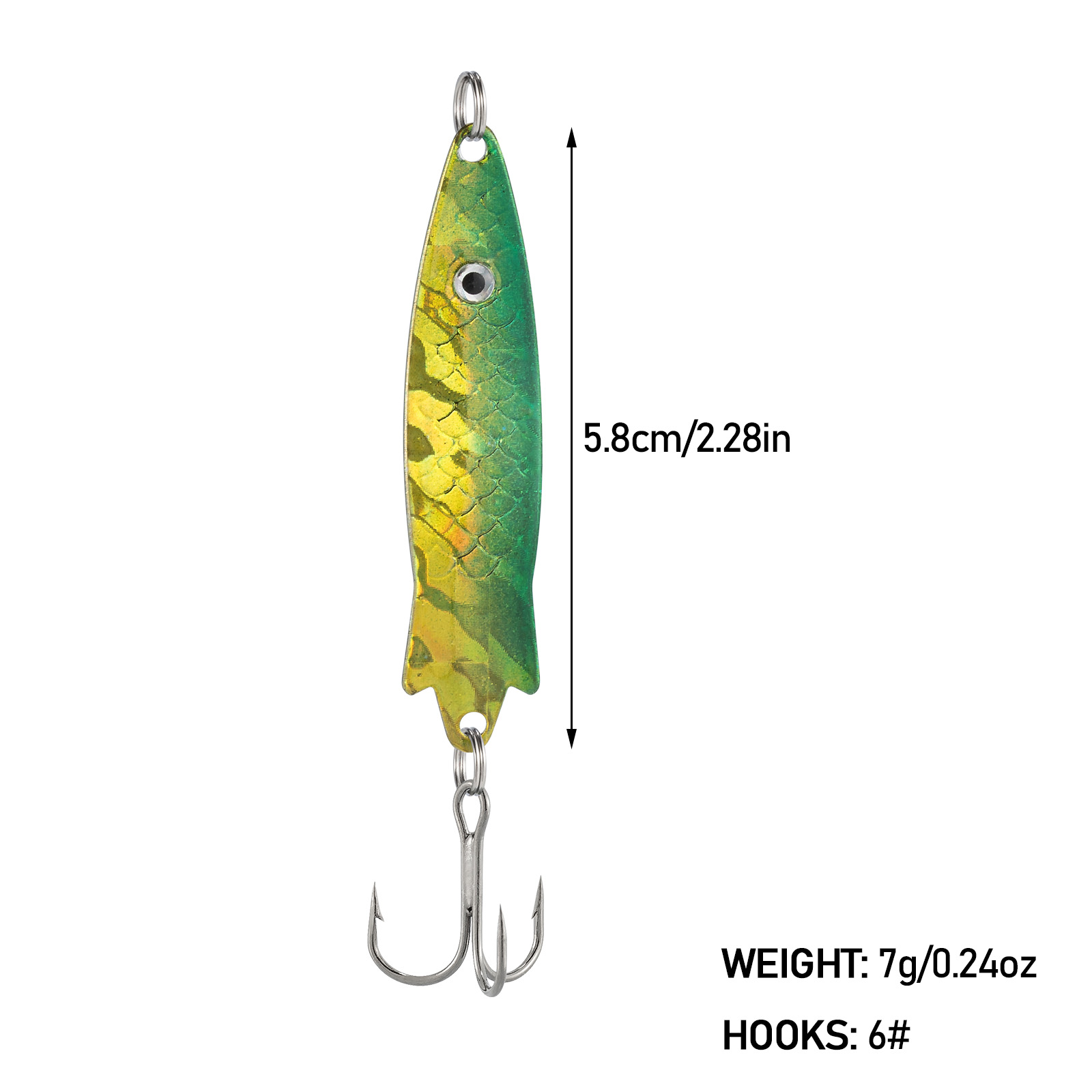 7G Toby Lepels Metalen Mal Vis - Fishing Lure Spoon recensie en prijs
