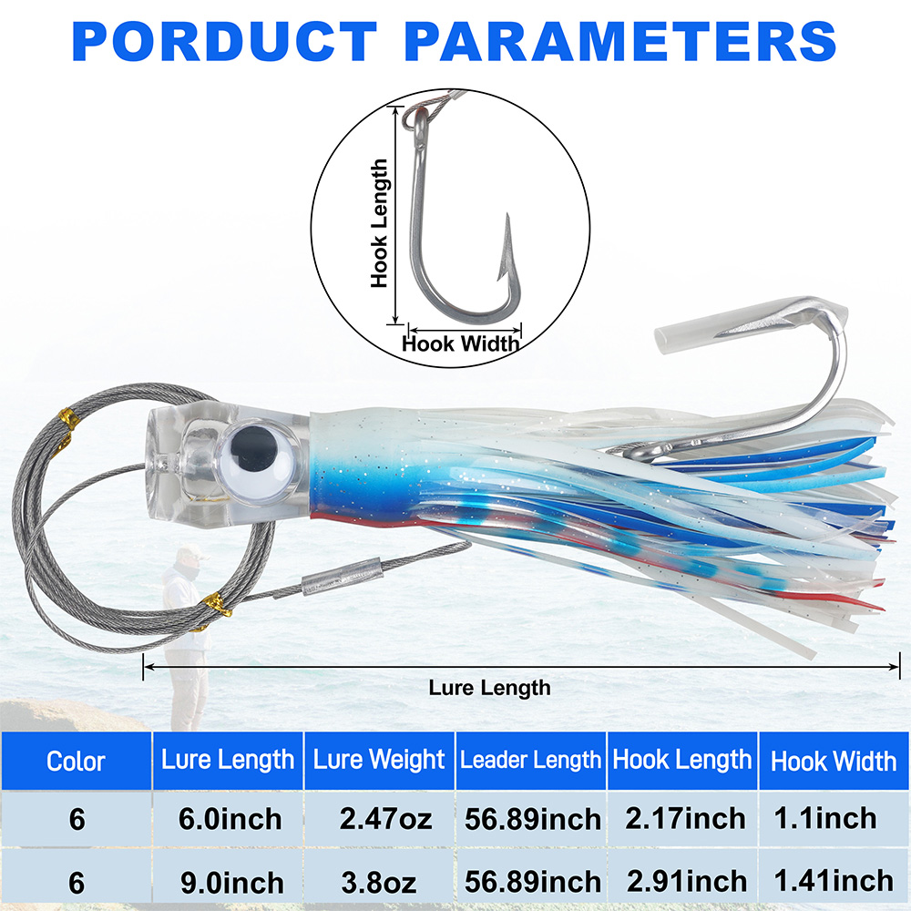 6 Stuks Zoutwater Tolling Lokt - Fishing Lure Buzzbait recensie en prijs