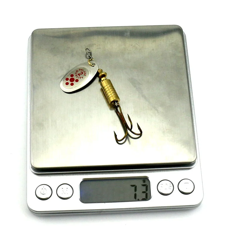 1 STKS Metal Plating Spinner A - Fishing Lure Spoon recensie en prijs