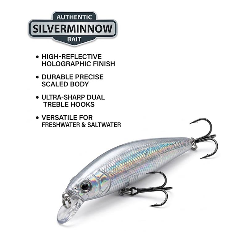 Zinkende Minnow-vislokdozen, l - Fishing Lure Jerkbait recensie en prijs