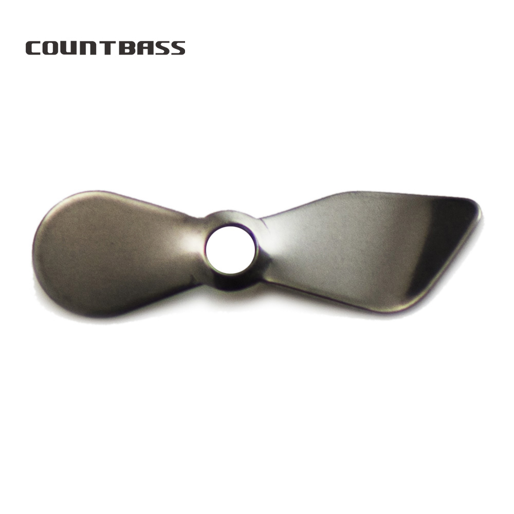 Countbass 50 stks Rvs Prop Bla - Fishing Lure Blade Bait recensie en prijs